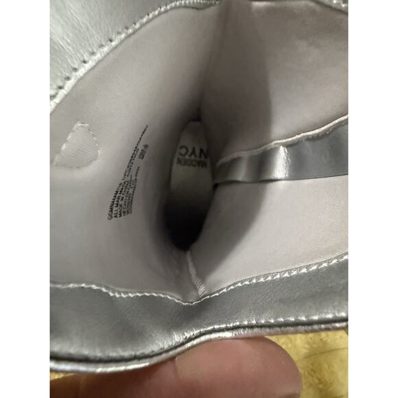 Girls NYC Silver Madden Tall Western Cowboy Boots Cowgirl Size 4 - Picture 4 of 6